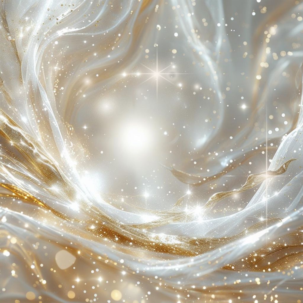 Gold & Silver Collection cover by Gitana Mystical Products – radiant swirling design with shimmering gold and silver tones.