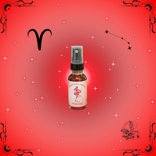 Aries Zodiac Perfume – bold and energizing fragrance with bright, crisp notes symbolizing vitality and confidence.