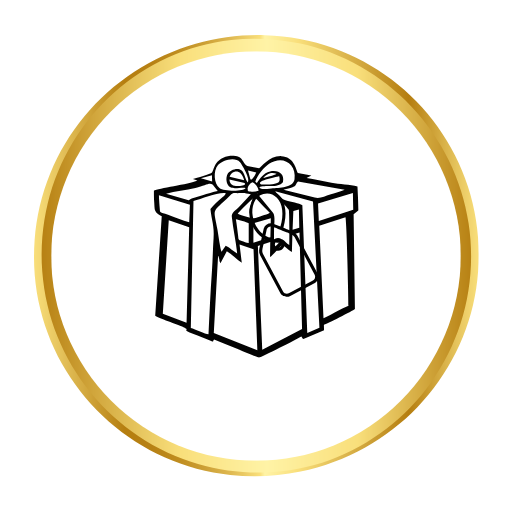 Gift box with bow and tag — thoughtful presentation